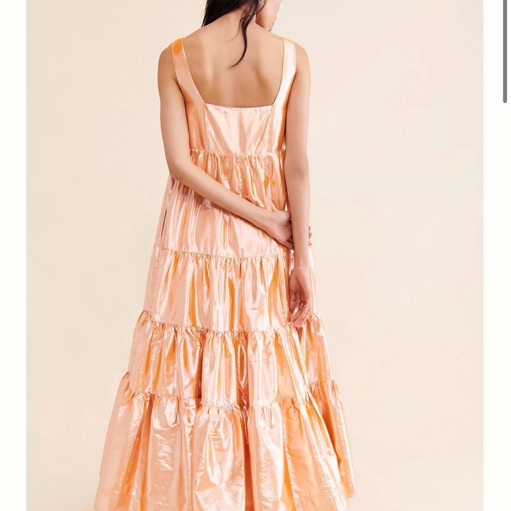 Free people Let me be maxi tiered shimmer dress - Picture 6 of 6